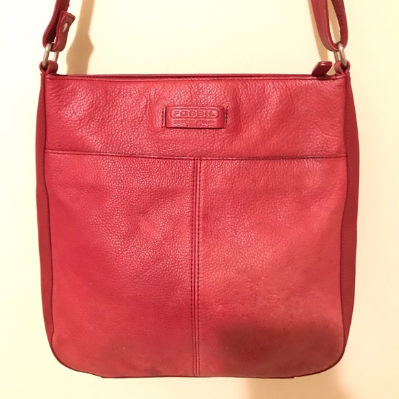 Fossil Genuine Classic Leather Crossbody Bag - Picture 2 of 8